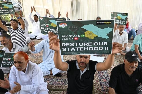 Congress launches hunger strike in Srinagar demanding restoration of J&K statehood