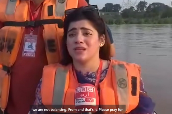 Viral Video: Pakistani TV reporter’s dramatic flood coverage reminds internet of ‘Chand Nawab’